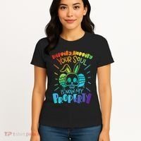 Hippity Hoppity your soul is now my property Funny Easter Women's T-Shirt thumb 4