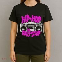 Hip Hop Ya DonT Stop Old School 80s 90s Boombox Breakdance T-Shirt thumb 4