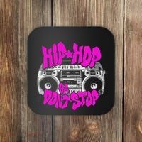 Hip Hop Ya DonT Stop Old School 80s 90s Boombox Breakdance Coaster thumb 0