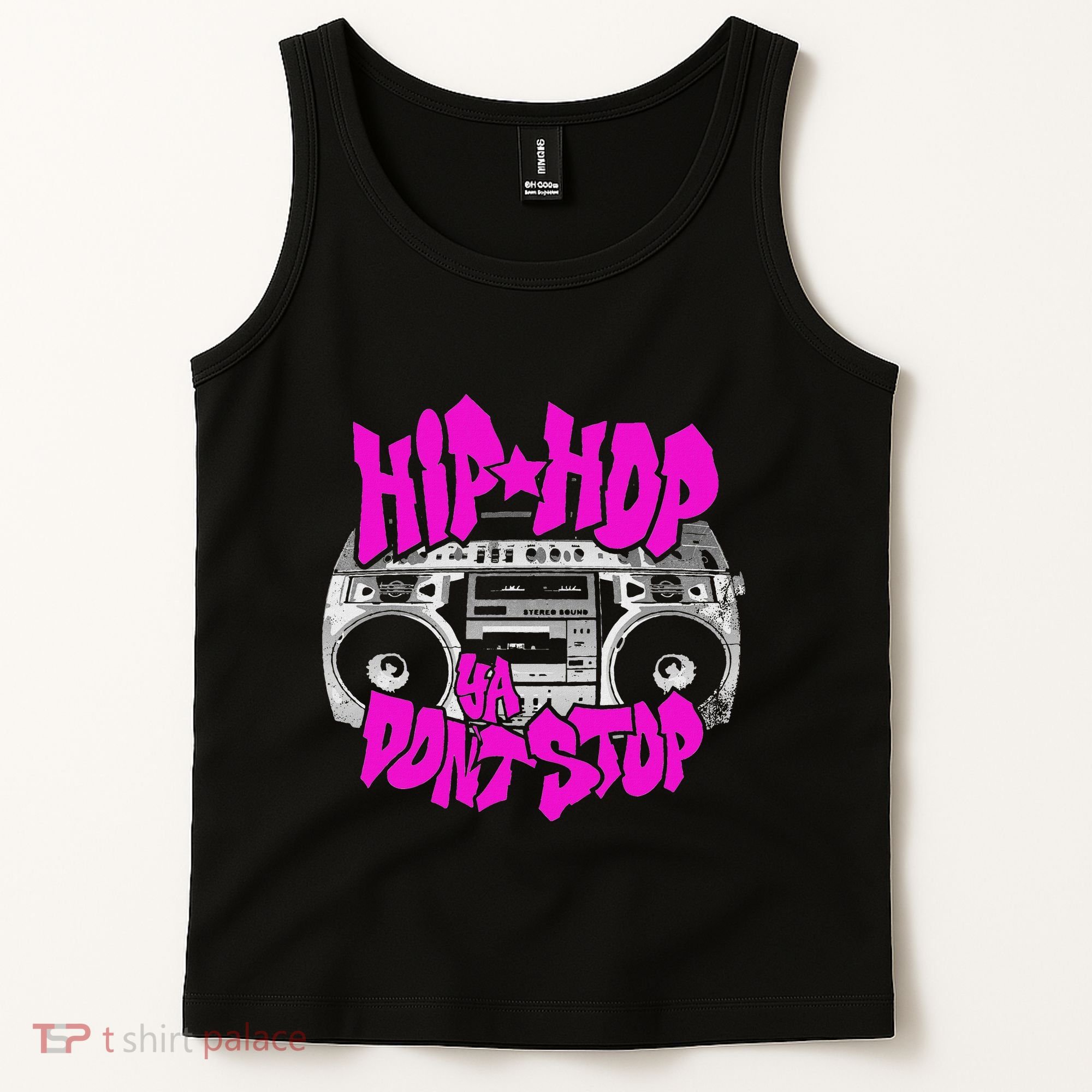 Hip Hop Ya DonT Stop Old School 80s 90s Boombox Breakdance Tank Top