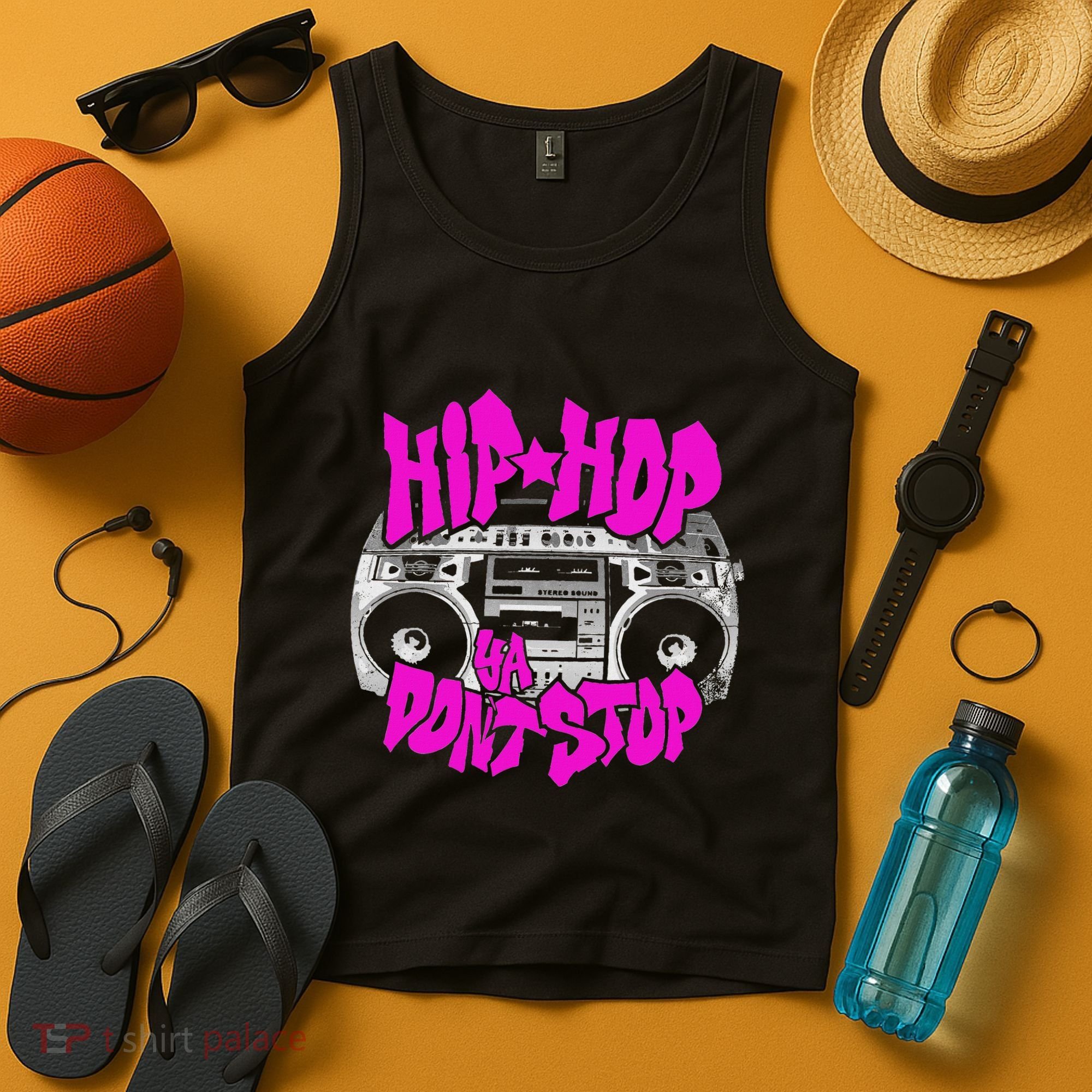 Hip Hop Ya DonT Stop Old School 80s 90s Boombox Breakdance Tank Top