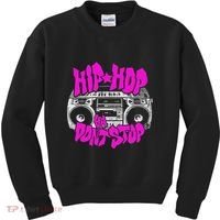 Hip Hop Ya DonT Stop Old School 80s 90s Boombox Breakdance Kids Sweatshirt thumb 0