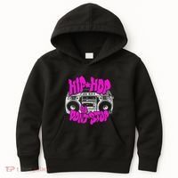 Hip Hop Ya DonT Stop Old School 80s 90s Boombox Breakdance Kids Hoodie thumb 0