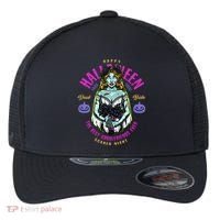 Happy Halloween Zombie Bride Ghoulfriends Zombies Funny Flexfit Unipanel Trucker Cap thumb 0