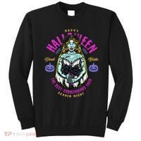 Happy Halloween Zombie Bride Ghoulfriends Zombies Funny Sweatshirt thumb 0