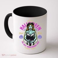 Happy Halloween Zombie Bride Ghoulfriends Zombies Funny Coffee Mug thumb 0