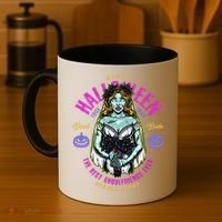 Happy Halloween Zombie Bride Ghoulfriends Zombies Funny Coffee Mug thumb 4