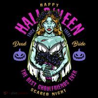 Happy Halloween Zombie Bride Ghoulfriends Zombies Funny Coffee Mug thumb 5