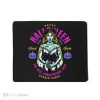 Happy Halloween Zombie Bride Ghoulfriends Zombies Funny Mousepad thumb 0