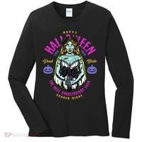 Happy Halloween Zombie Bride Ghoulfriends Zombies Funny Women's Long Sleeve Shirt thumb 0