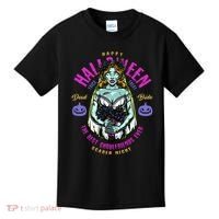 Happy Halloween Zombie Bride Ghoulfriends Zombies Funny Kids T-Shirt thumb 0