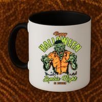 Happy Halloween Zombie Night Coffee Mug thumb 2