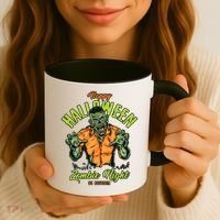 Happy Halloween Zombie Night Coffee Mug thumb 3