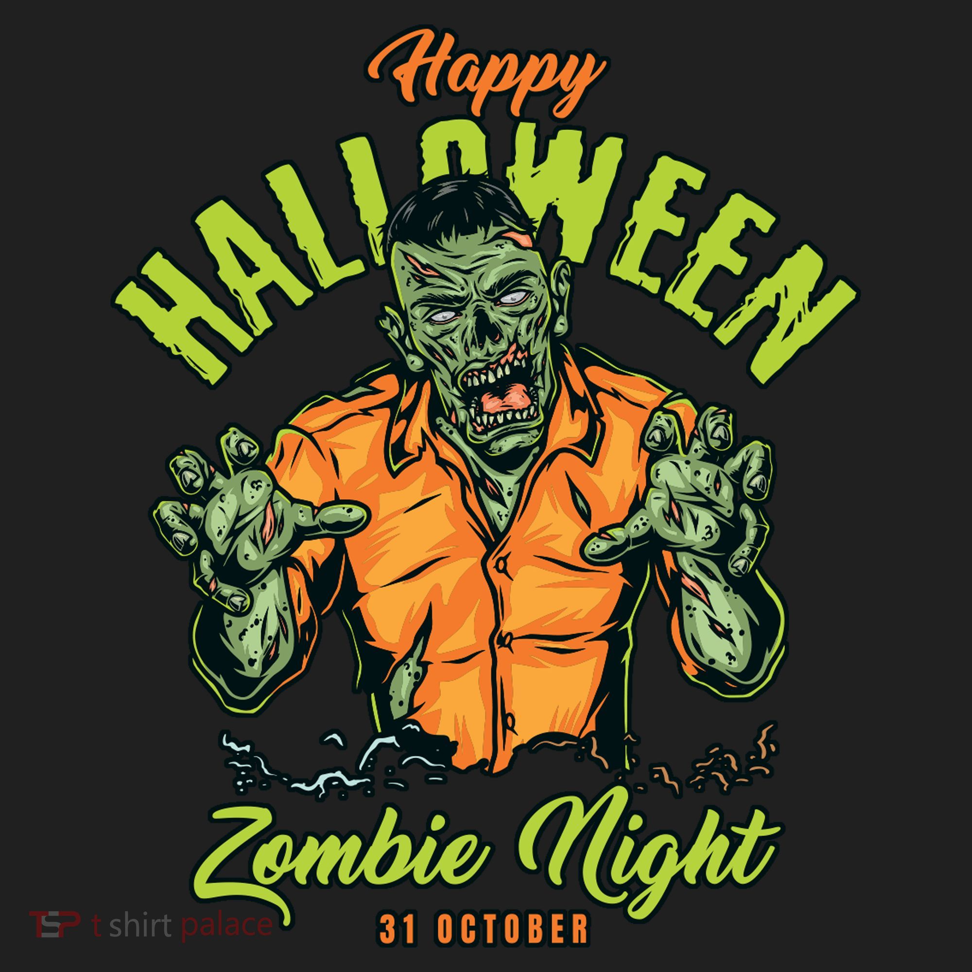 Happy Halloween Zombie Night Beanie