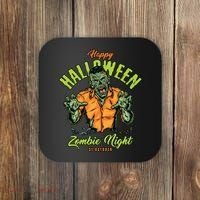 Happy Halloween Zombie Night Coaster thumb 0
