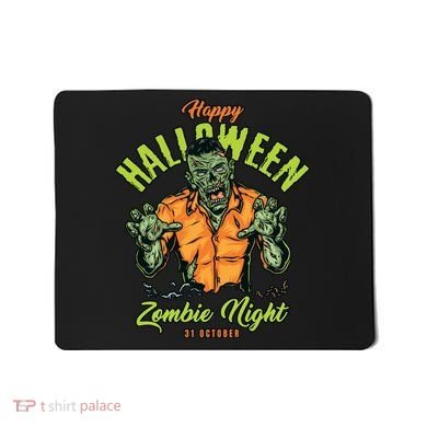 Happy Halloween Zombie Night Mousepad