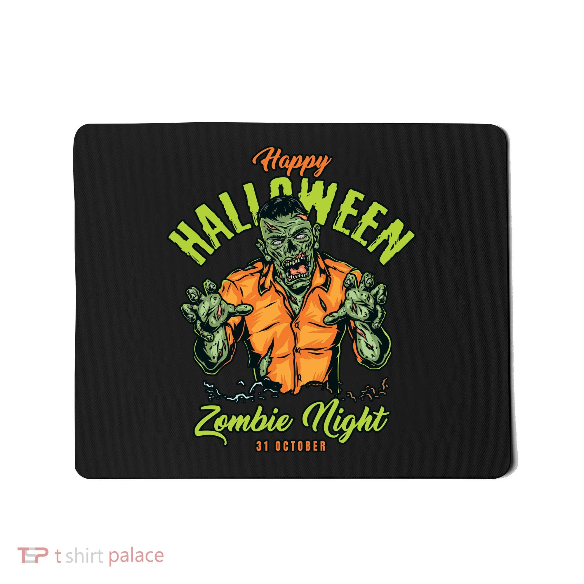 Happy Halloween Zombie Night Mousepad