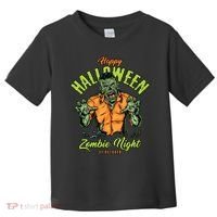 Happy Halloween Zombie Night Toddler T-Shirt thumb 0