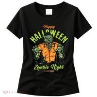 Happy Halloween Zombie Night Women's T-Shirt thumb 0