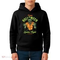 Happy Halloween Zombie Night Kids Hoodie thumb 4
