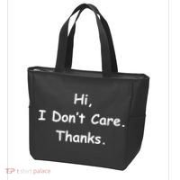 Hi, I Don't Care. Thanks. Tote Bag thumb 3