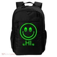 Hi Smiley Face Weed Backpack thumb 0
