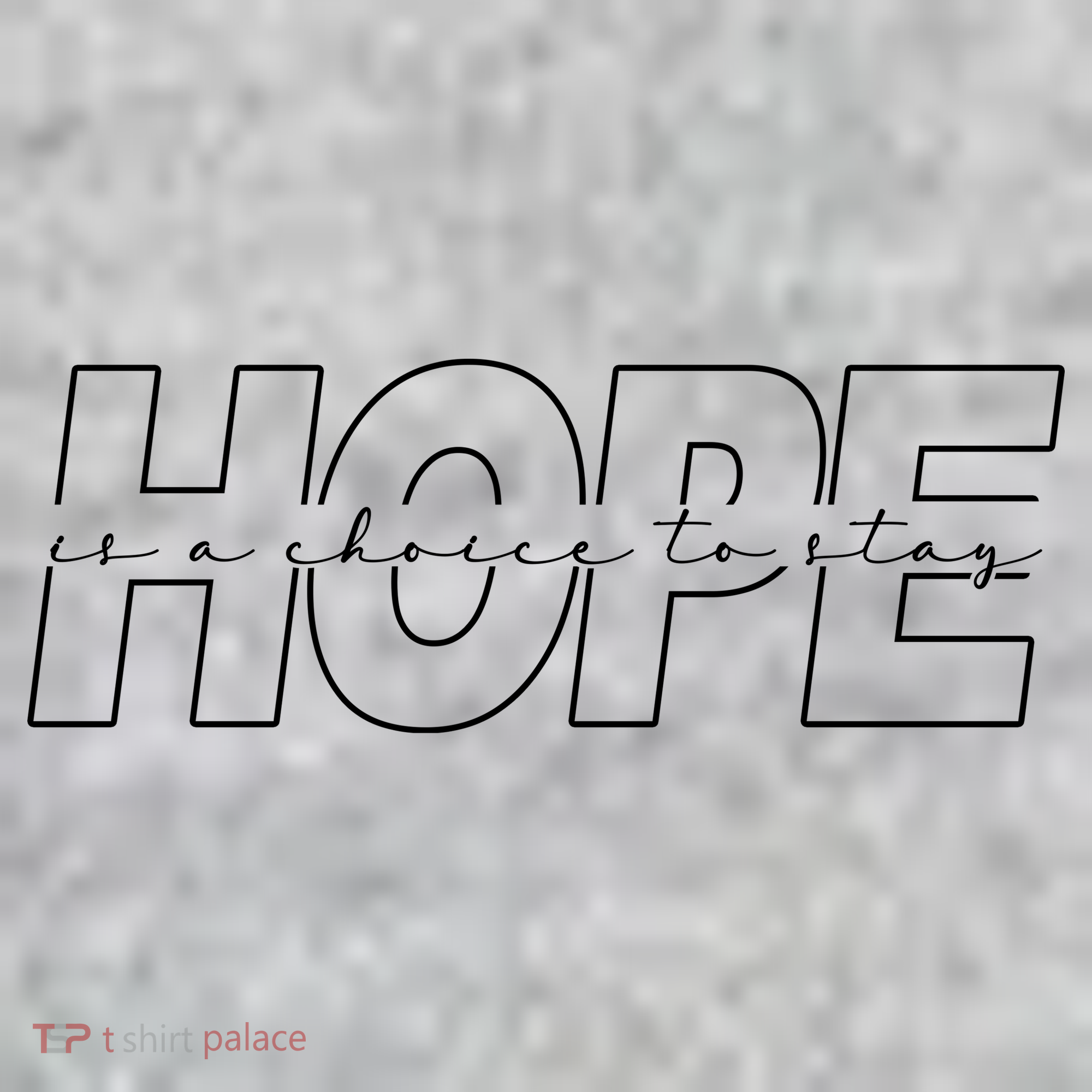 Hope Is A Choice To Stay Positive Quote The Baniff Cuffed Pom Beanie