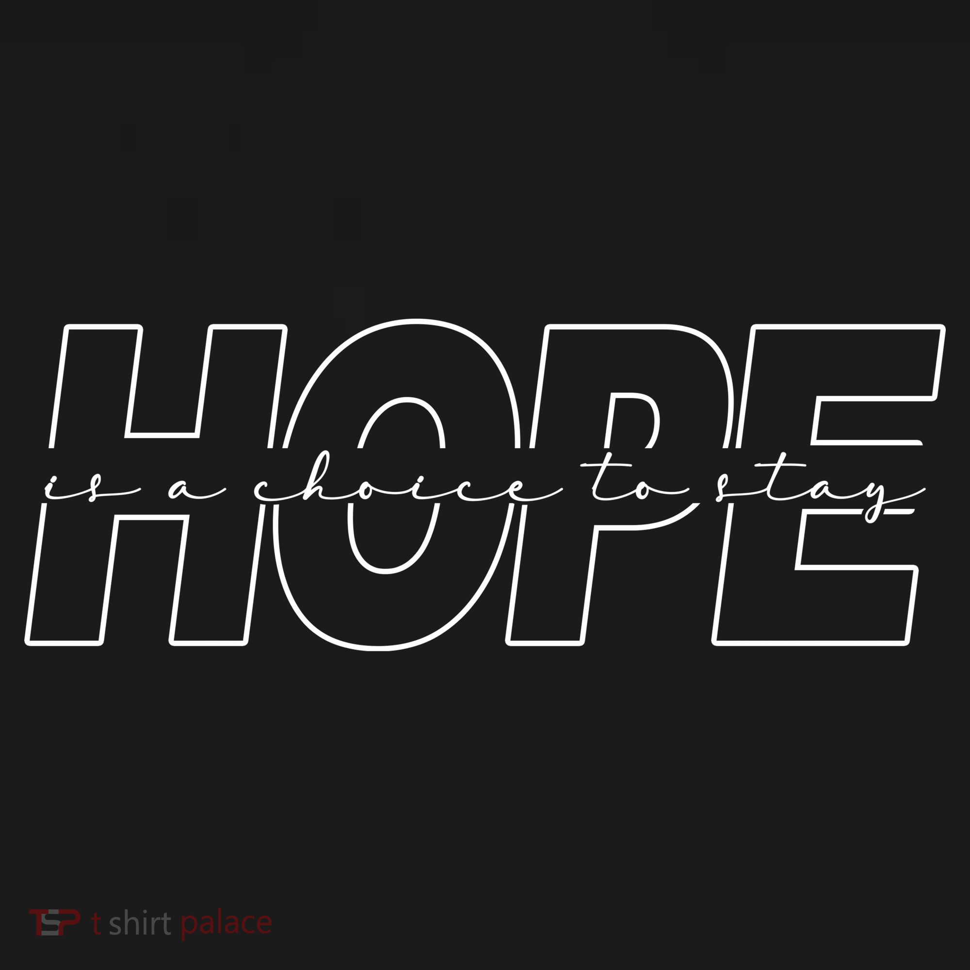 Hope Is A Choice To Stay Positive Quote Women's Hoodie