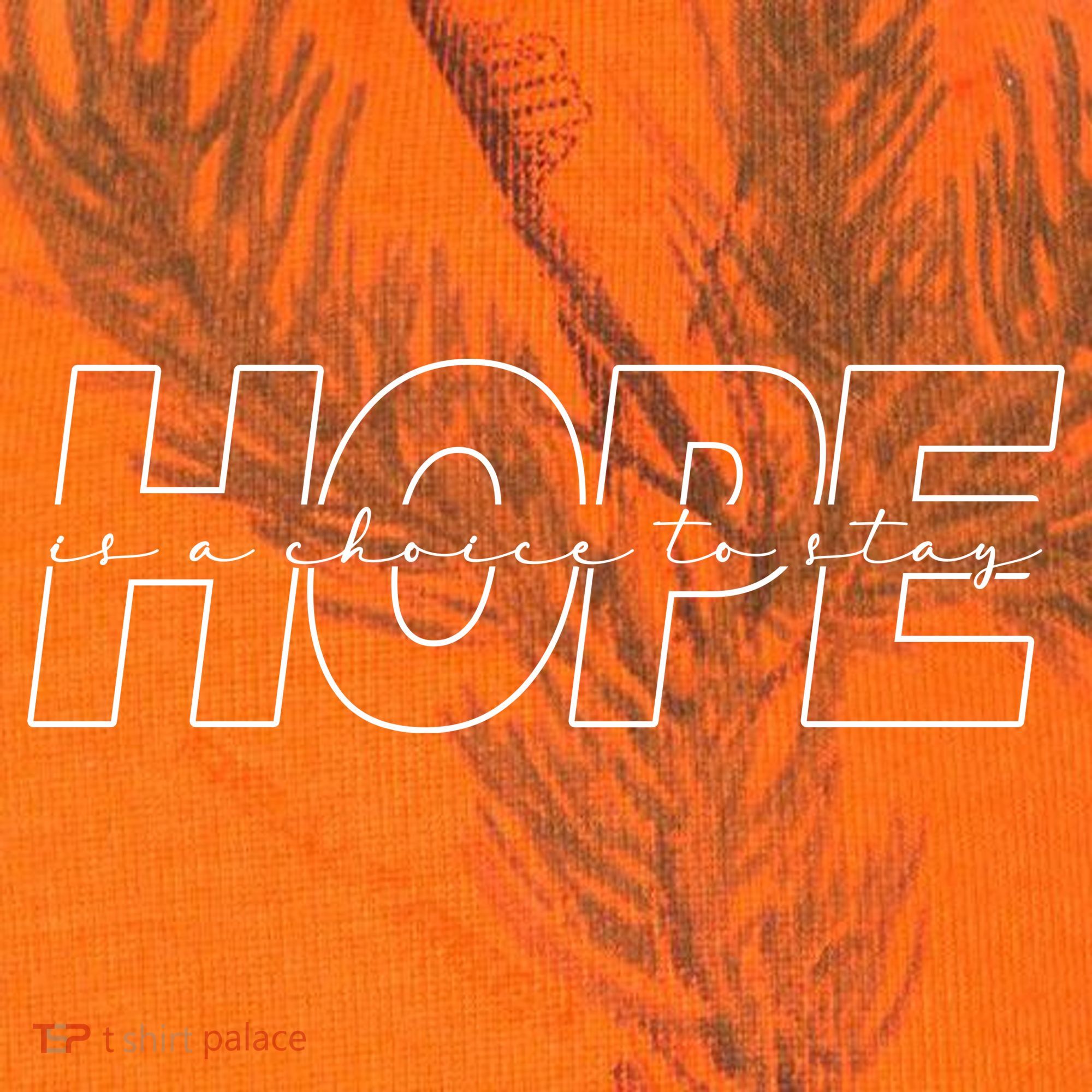 Hope Is A Choice To Stay Positive Quote Kati Licensed 12" Camo Cuffed Beanie