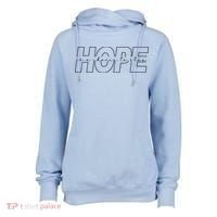 Hope Is A Choice To Stay Positive Quote Womens Funnel Neck Pullover Hood thumb 0