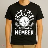 Hole In A Golf Club Hole In One Funny Golfer T-Shirt thumb 3