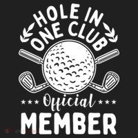 Hole In A Golf Club Hole In One Funny Golfer Beanie thumb 2