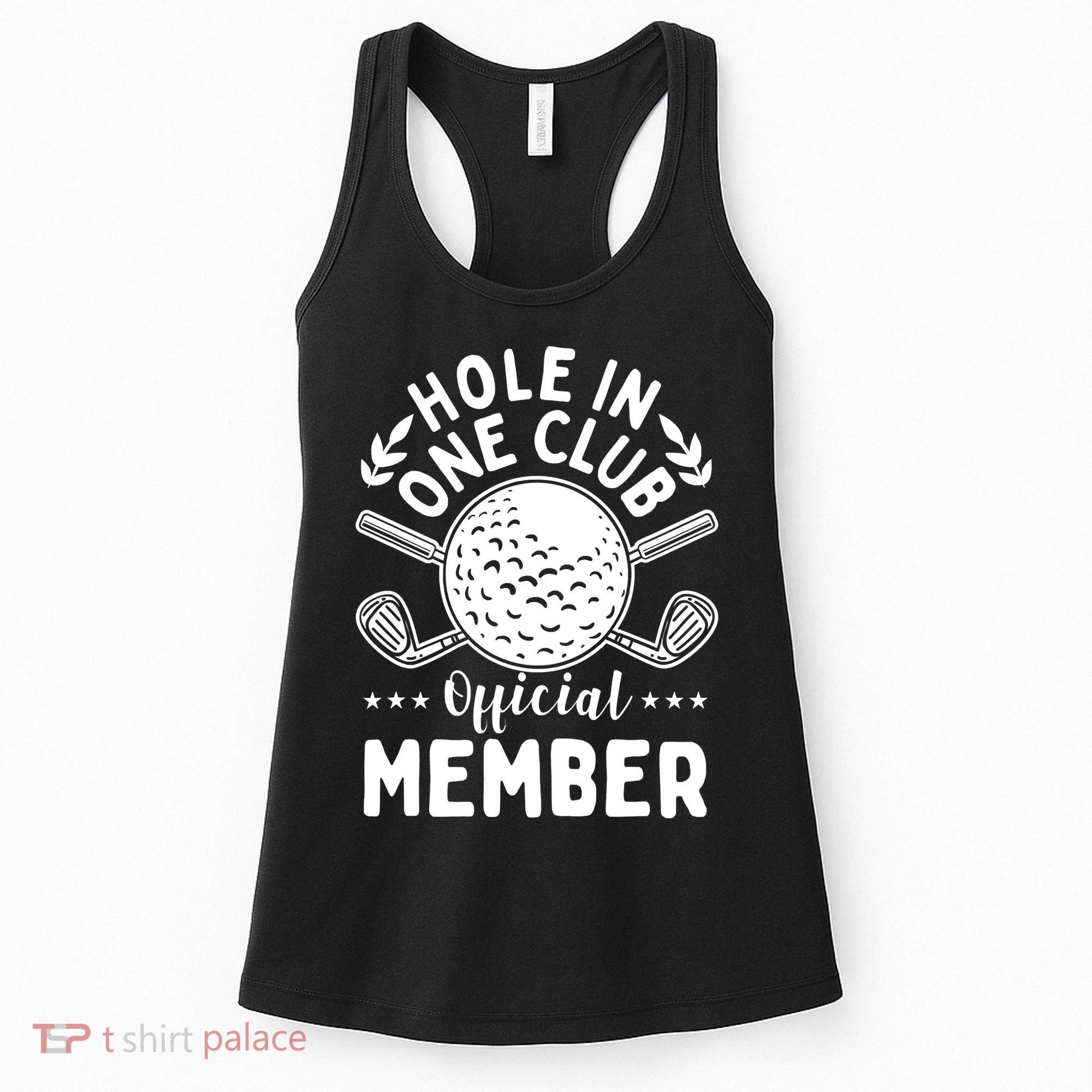 Hole In A Golf Club Hole In One Funny Golfer Women's Tank Top