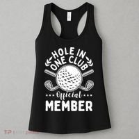 Hole In A Golf Club Hole In One Funny Golfer Women's Tank Top thumb 3