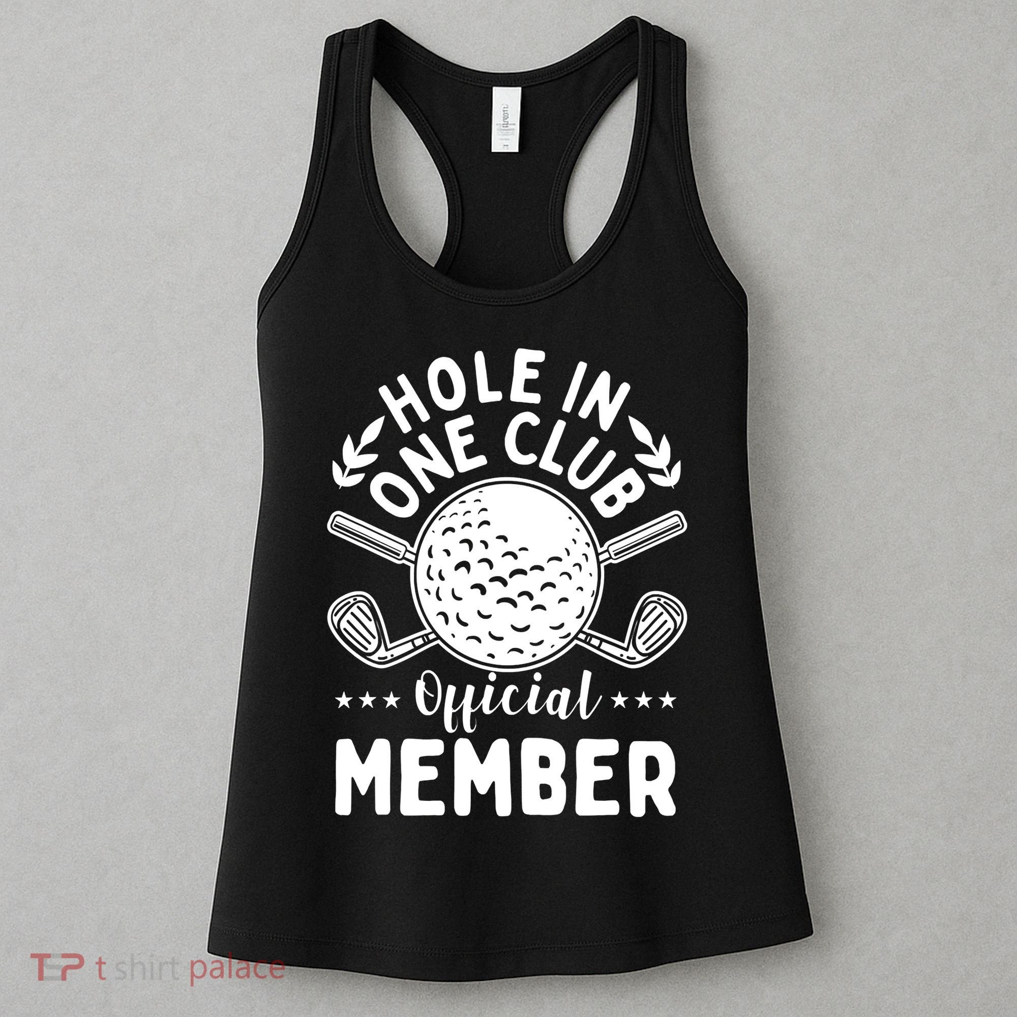 Hole In A Golf Club Hole In One Funny Golfer Women's Tank Top