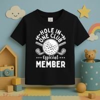 Hole In A Golf Club Hole In One Funny Golfer Toddler T-Shirt thumb 3