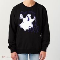 Here I Am For The Boos Funny Ghost Women's Sweatshirt thumb 0