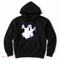 Here I Am For The Boos Funny Ghost Hoodie thumb 0