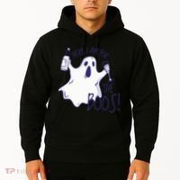 Here I Am For The Boos Funny Ghost Hoodie thumb 2