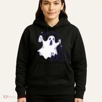 Here I Am For The Boos Funny Ghost Hoodie thumb 5