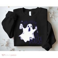 Here I Am For The Boos Funny Ghost Sweatshirt thumb 2