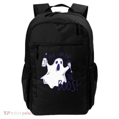 Here I Am For The Boos Funny Ghost Backpack