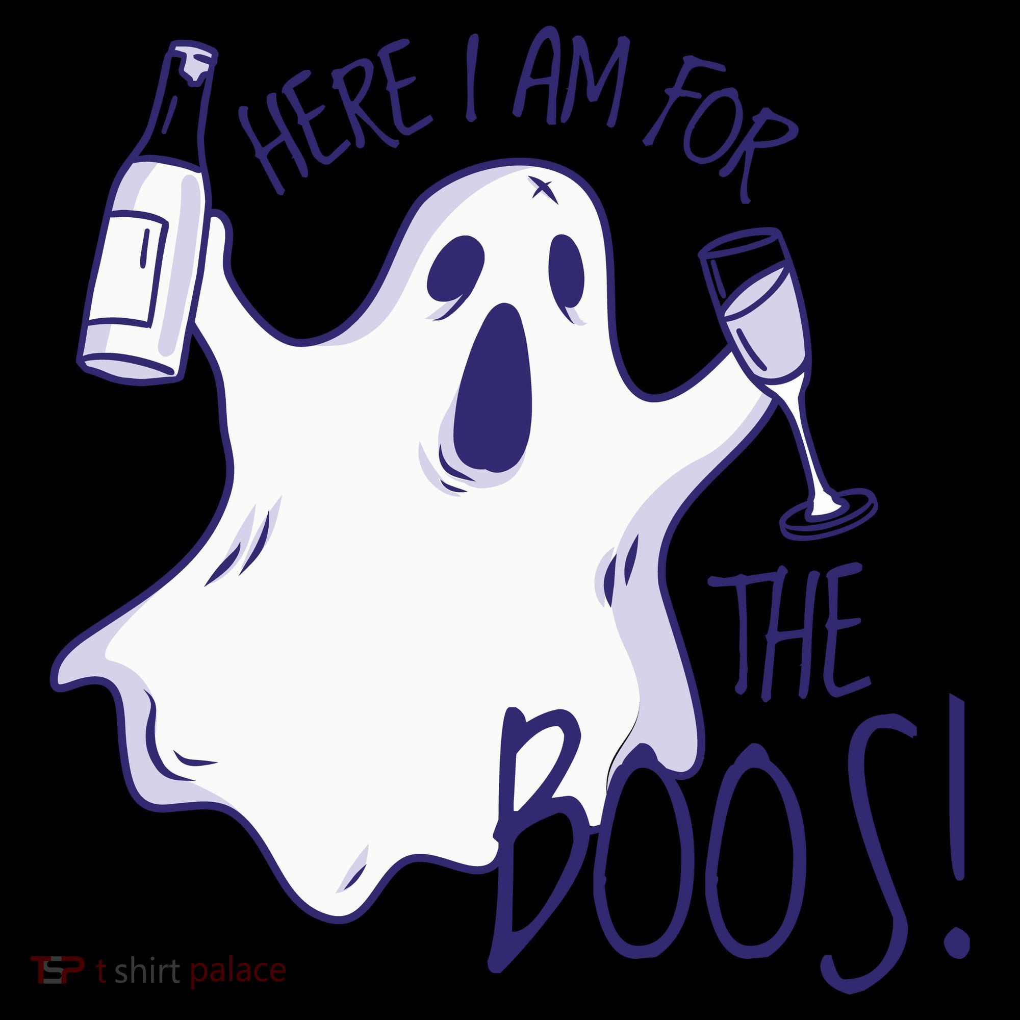 Here I Am For The Boos Funny Ghost Coffee Mug