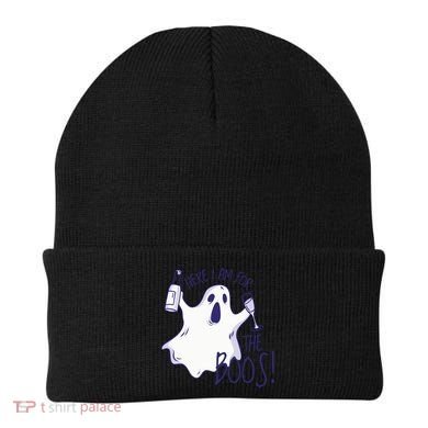 Here I Am For The Boos Funny Ghost Beanie