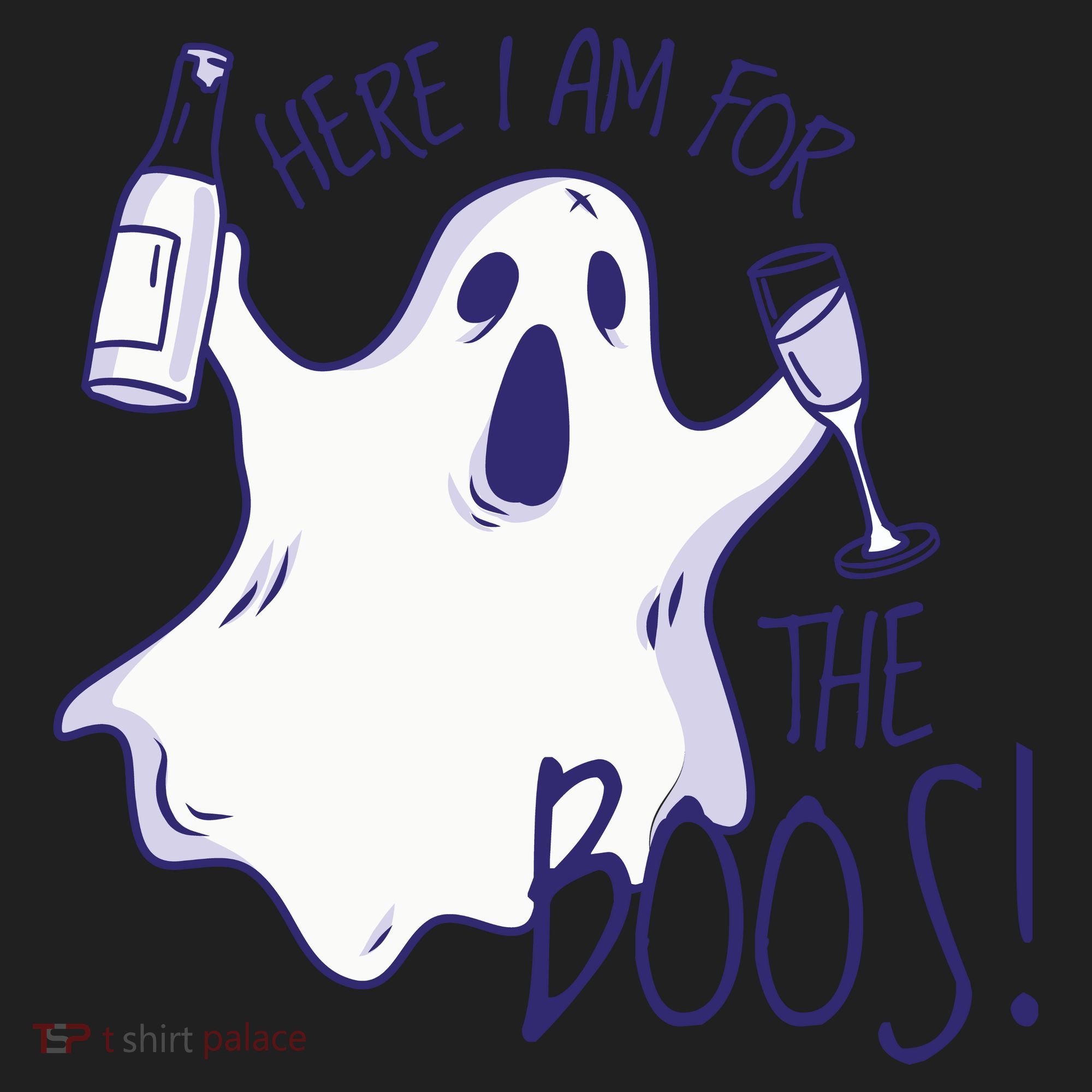 Here I Am For The Boos Funny Ghost Beanie