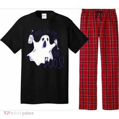 Here I Am For The Boos Funny Ghost Pajama Set
