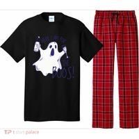 Here I Am For The Boos Funny Ghost Pajama Set thumb 0