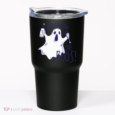 Here I Am For The Boos Funny Ghost Tumbler