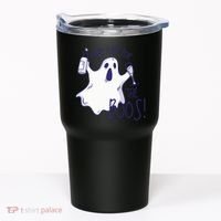 Here I Am For The Boos Funny Ghost Tumbler thumb 0