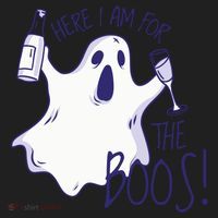 Here I Am For The Boos Funny Ghost Hat thumb 2